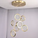 Дизайнерская подвесная люстра ЛУНА lighting collection D50