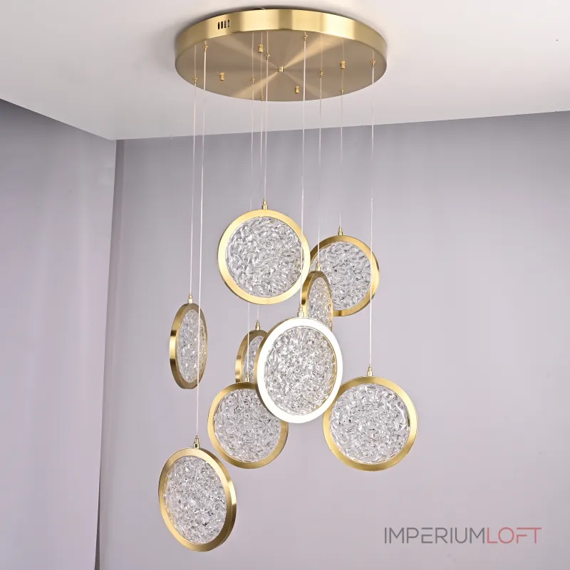 Дизайнерская подвесная люстра ЛУНА lighting collection D50