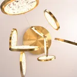 Дизайнерская подвесная люстра ЛУНА lighting collection D50