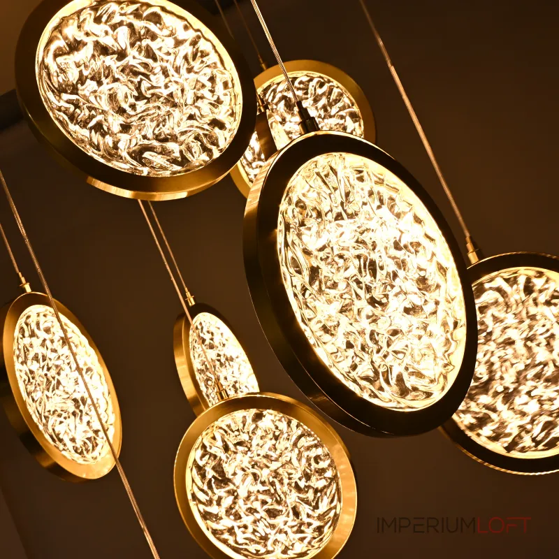 Дизайнерская подвесная люстра ЛУНА lighting collection D50