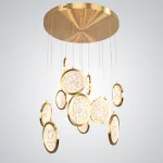 Дизайнерская подвесная люстра ЛУНА lighting collection D70