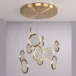 Дизайнерская подвесная люстра ЛУНА lighting collection D70