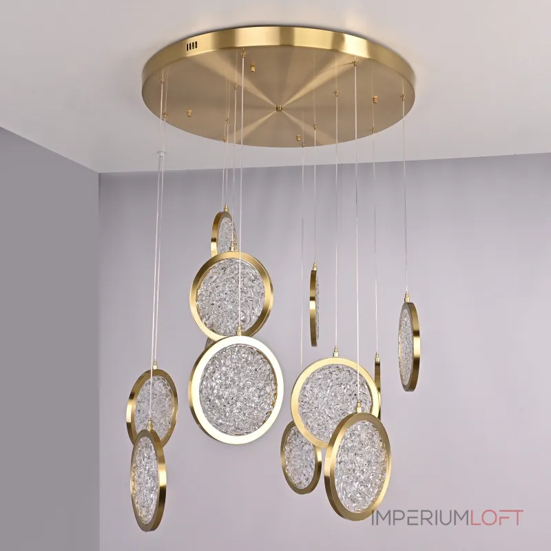 Дизайнерская подвесная люстра ЛУНА lighting collection D70