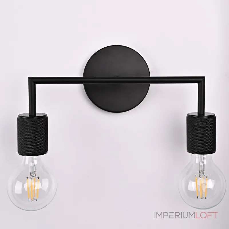 Бра RH Utilitaire Double Sconce Black от ImperiumLoft Бра RH Utilitaire Double Sconce Black от ImperiumLoft