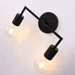 Бра RH Utilitaire Double Sconce Black от ImperiumLoft
