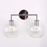 Бра RH Utilitaire Globe Shade Double Sconce Silver от ImperiumLoft