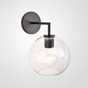 Бра RH Utilitaire Globe Shade Single Sconce Black