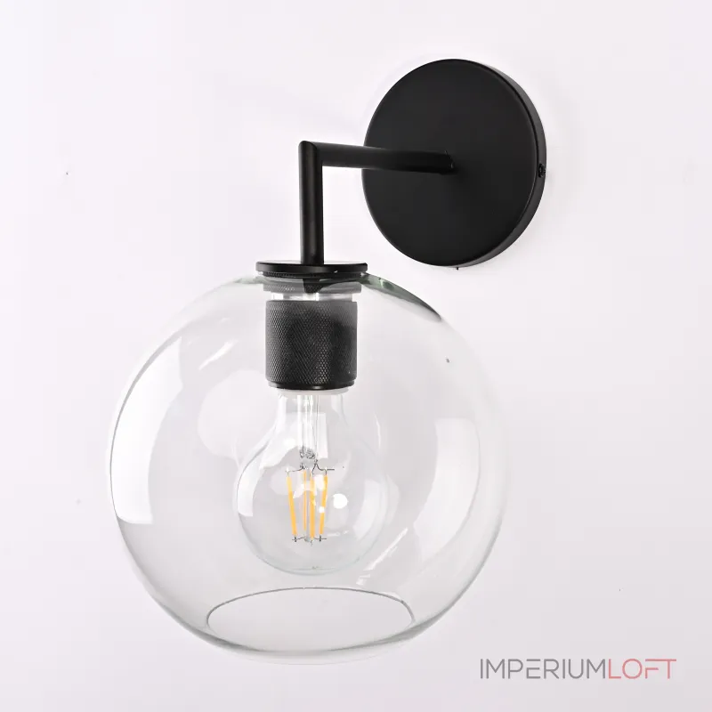 Бра RH Utilitaire Globe Shade Single Sconce Black от ImperiumLoft Бра RH Utilitaire Globe Shade Single Sconce Black от ImperiumLoft
