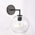 Бра RH Utilitaire Globe Shade Single Sconce Black от ImperiumLoft