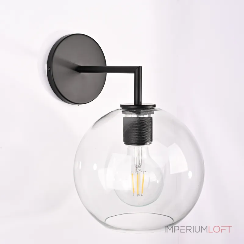 Бра RH Utilitaire Globe Shade Single Sconce Black от ImperiumLoft Бра RH Utilitaire Globe Shade Single Sconce Black от ImperiumLoft