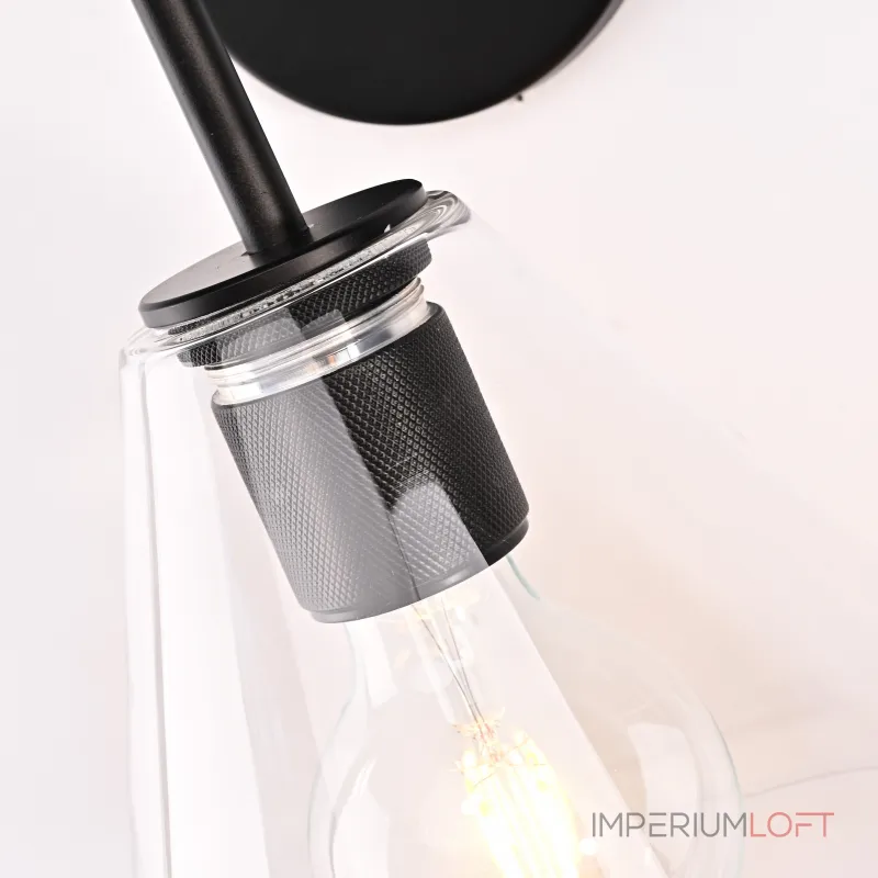 Бра RH Utilitaire Funnel Shade Single Sconce Black от ImperiumLoft