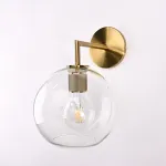 Бра RH Utilitaire Globe Shade Single Sconce Brass от ImperiumLoft