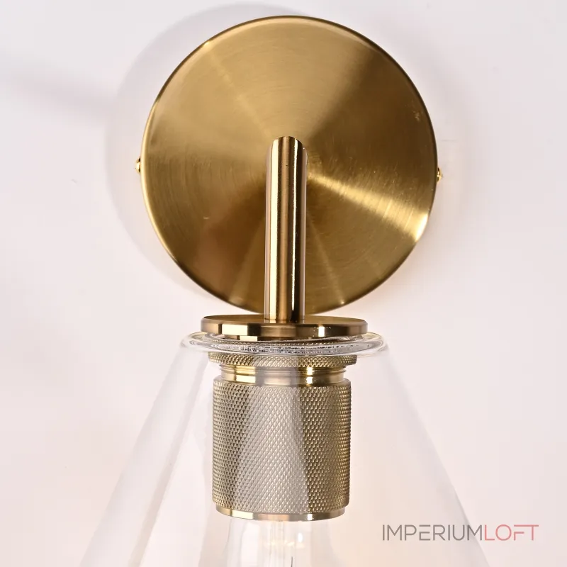 Бра RH Utilitaire Funnel Shade Single Sconce Brass от ImperiumLoft