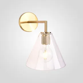 Бра RH Utilitaire Funnel Shade Single Sconce Brass Бра RH Utilitaire Funnel Shade Single Sconce Brass