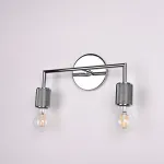 Бра RH Utilitaire Double Sconce Silver от ImperiumLoft
