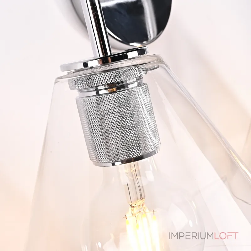 Бра RH Utilitaire Funnel Shade Double Sconce Silver от ImperiumLoft