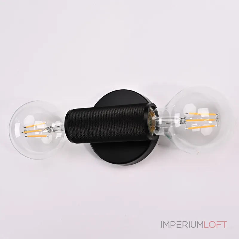 Бра RH Utilitaire Inline Sconce Black от ImperiumLoft