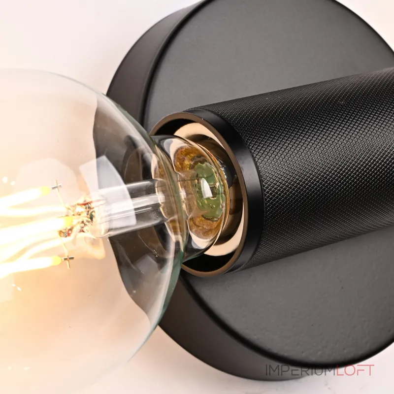 Бра RH Utilitaire Inline Sconce Black от ImperiumLoft