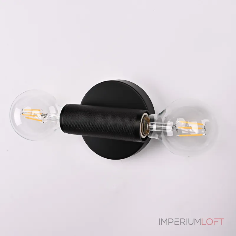 Бра RH Utilitaire Inline Sconce Black от ImperiumLoft