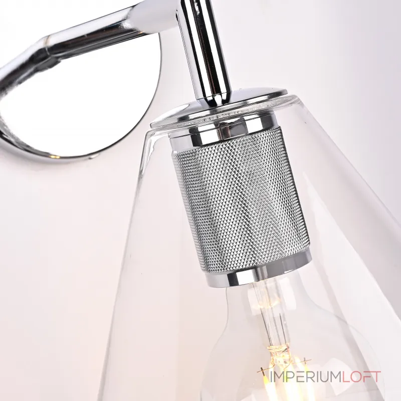 Бра RH Utilitaire Funnel Shade Single Sconce Silver от ImperiumLoft