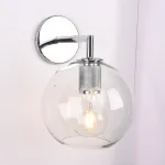 Бра RH Utilitaire Globe Shade Single Sconce Silver от ImperiumLoft