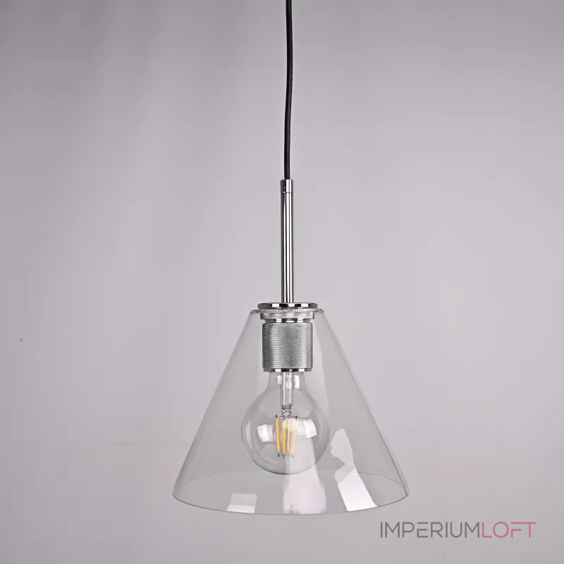 Подвесной светильник RH Utilitaire Funnel Pendant Silver от ImperiumLoft