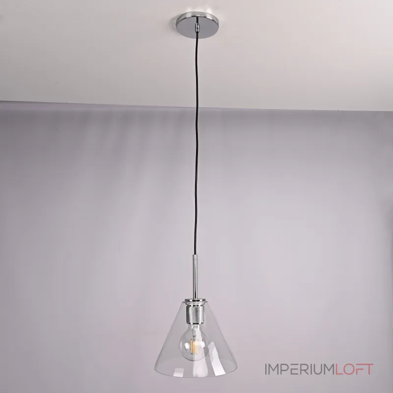 Подвесной светильник RH Utilitaire Funnel Pendant Silver от ImperiumLoft