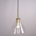 Подвесной светильник RH Utilitaire Funnel Pendant Brass от ImperiumLoft