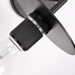 Бра RH Utilitaire Knurled Disk Shade Sconce Black от ImperiumLoft