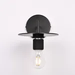 Бра RH Utilitaire Knurled Disk Shade Sconce Black от ImperiumLoft