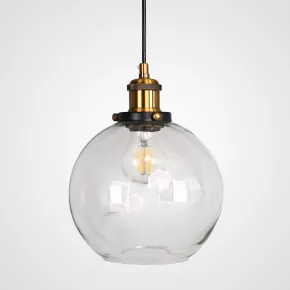 Подвесной светильник Loft Clear Glass Sphere Cloche