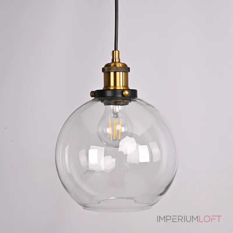 Подвесной светильник Loft Clear Glass Sphere Cloche от ImperiumLoft