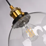 Подвесной светильник Loft Clear Glass Sphere Cloche от ImperiumLoft