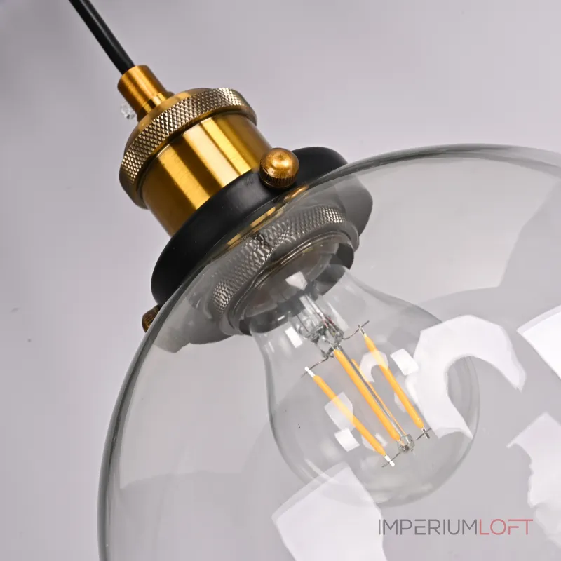 Подвесной светильник Loft Clear Glass Sphere Cloche от ImperiumLoft