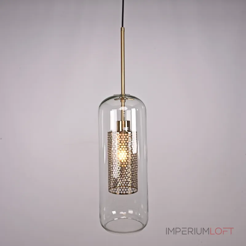 Подвесной светильник CATCH F cylinder brass D15 от ImperiumLoft