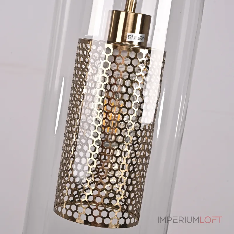 Подвесной светильник CATCH F cylinder brass D15 от ImperiumLoft