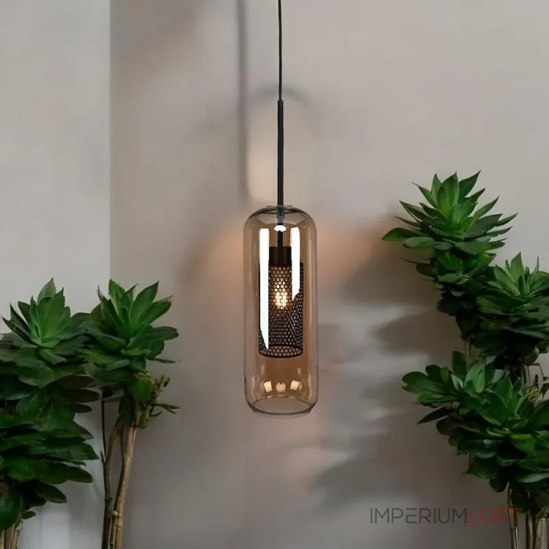 Подвесной светильник CATCH AMBER Cylinder S D15 Подвесной светильник CATCH AMBER Cylinder S D15