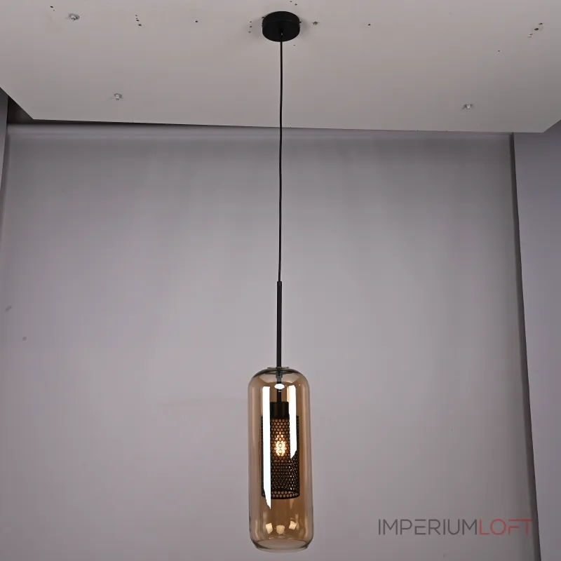 Подвесной светильник CATCH AMBER Cylinder S D15 Подвесной светильник CATCH AMBER Cylinder S D15