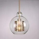 Подвесной светильник CATCH F pear brass D25 от ImperiumLoft