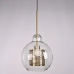 Подвесной светильник CATCH F pear brass D25 от ImperiumLoft