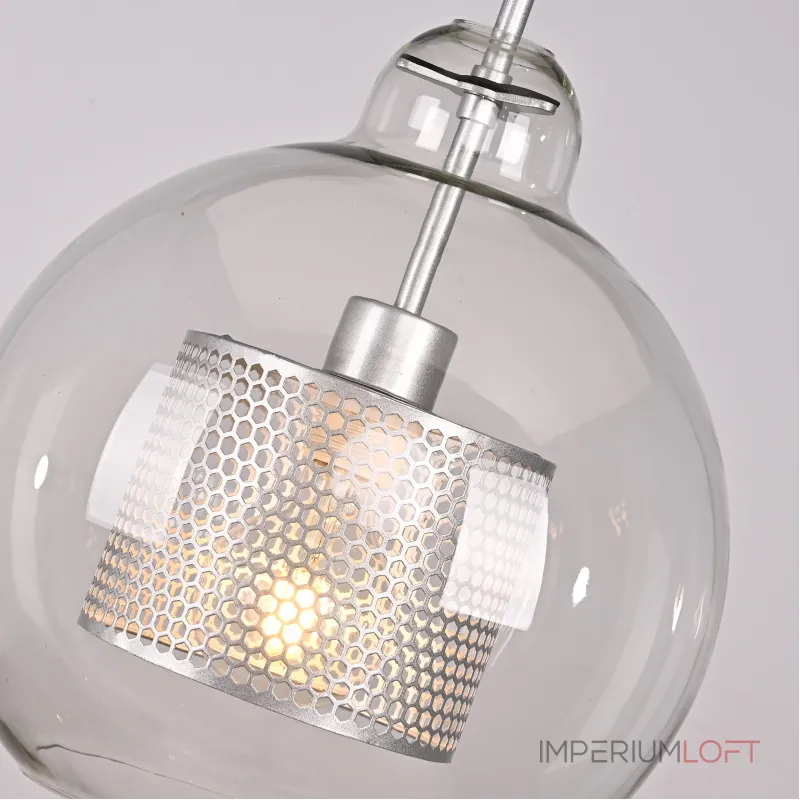 Подвесной светильник CATCH F pear silver D25 от ImperiumLoft