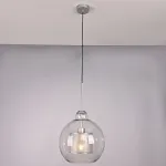 Подвесной светильник CATCH F pear silver D30 от ImperiumLoft