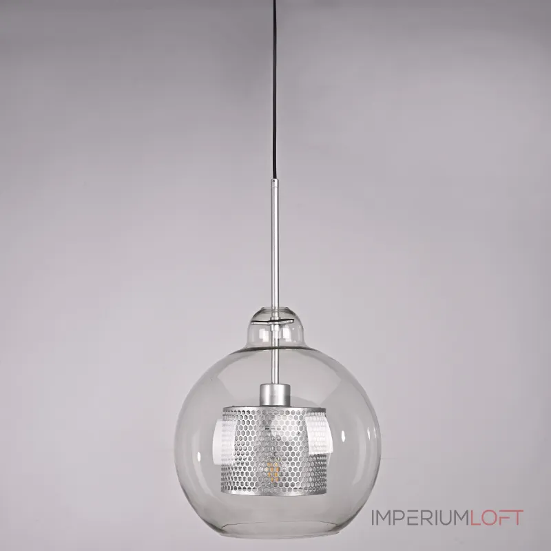 Подвесной светильник CATCH F pear silver D30 от ImperiumLoft