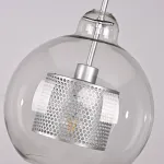 Подвесной светильник CATCH F pear silver D30 от ImperiumLoft