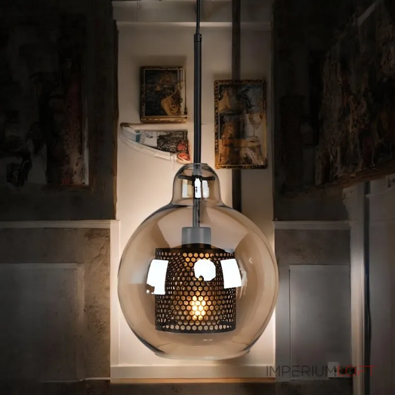 Подвесной светильник CATCH AMBER Pear S D25