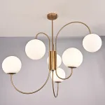 Люстра на штанге Gooseneck Pelle Chandelier