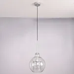 Подвесной светильник CATCH F pear silver D25 от ImperiumLoft