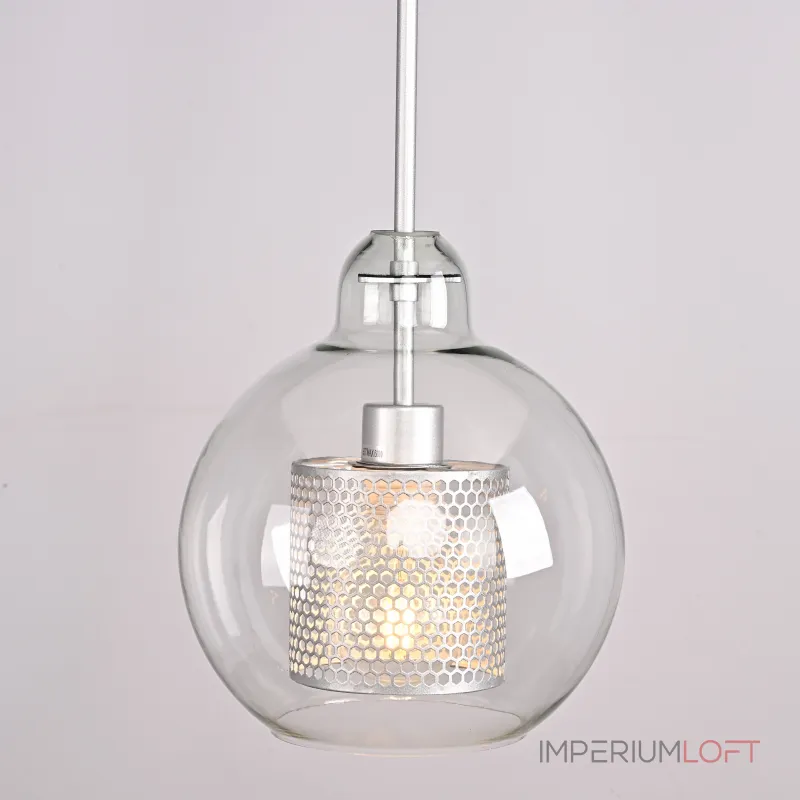 Подвесной светильник CATCH F pear silver D25 от ImperiumLoft