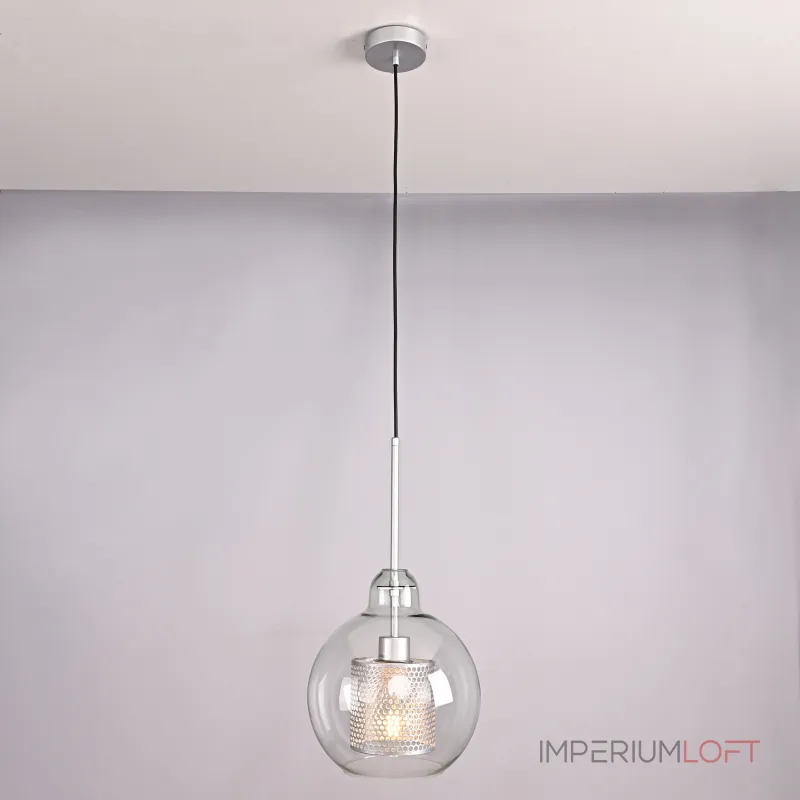 Подвесной светильник CATCH F pear silver D25 от ImperiumLoft