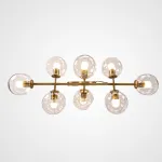 Подвесная люстра Staggered Glass Chandelier 8